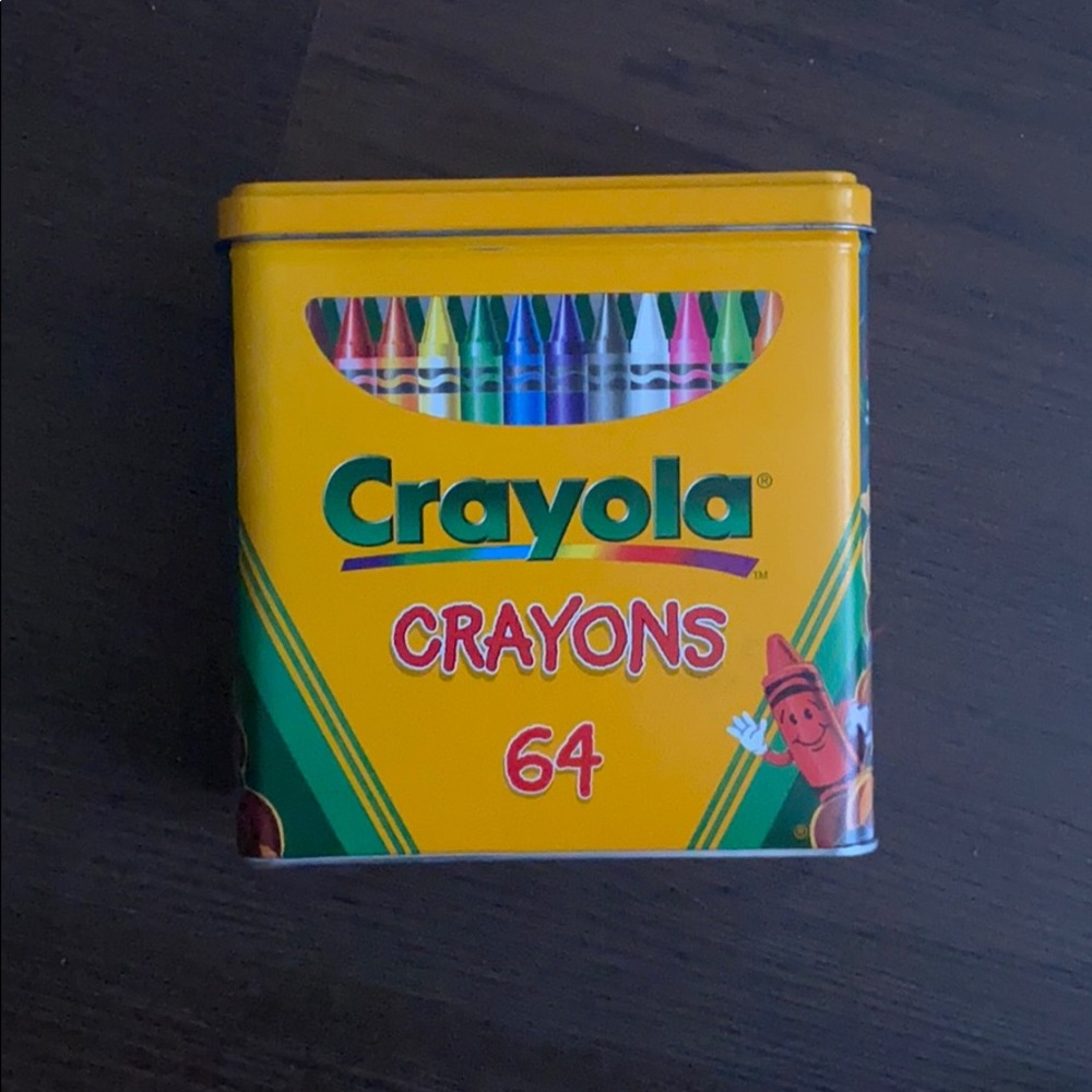 Crayola tin